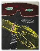 Ikarův pád, 1998, 100x75 cm
